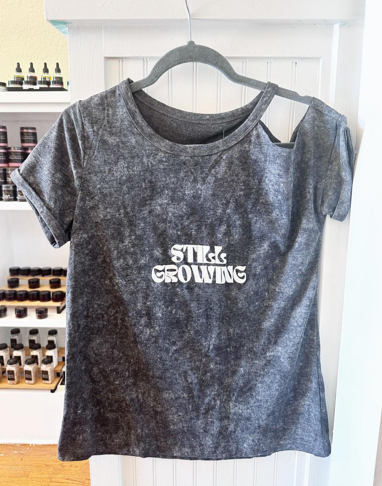 Still Growing - Rose quartz Crystal-Infused Shirt