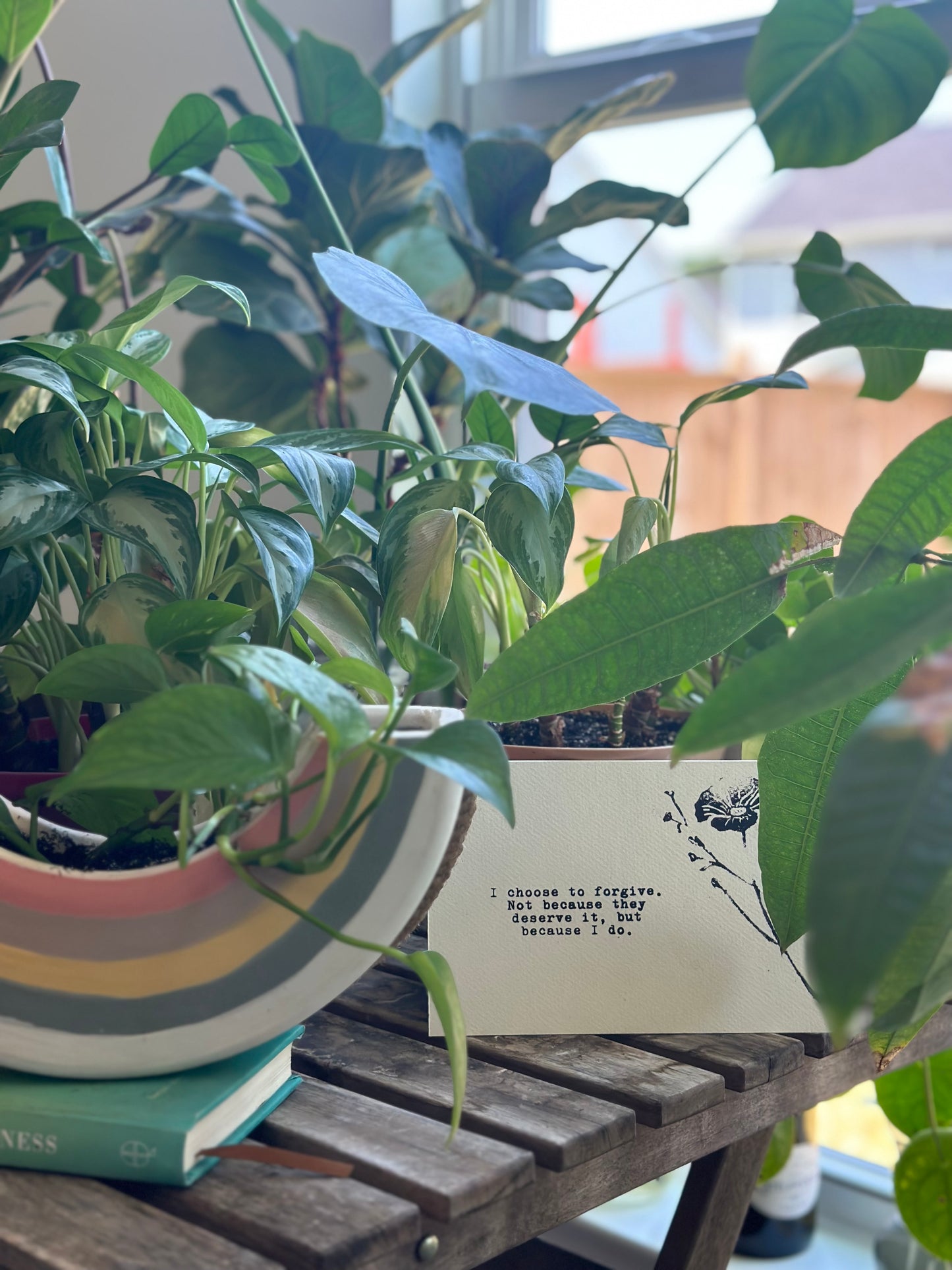 Energized affirmation card